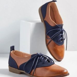 Modcloth Reading Room Romance Oxford Flats